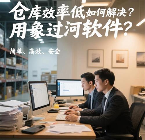 象過河SaaS倉庫管理軟件，掃碼出入庫與庫存不足自動提醒